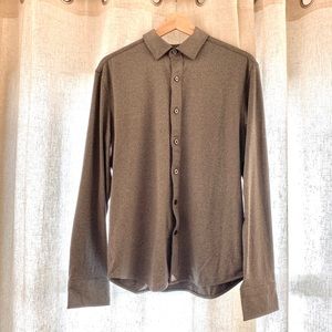 Untuckit Super Soft Grey Button Down Shirt - S